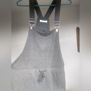 Women's Full circle Trends Gray Overalls with Adjustable Straps